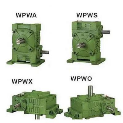 How to determine if the worm gear of WPWA155-50-B reducer is aligned with the teeth