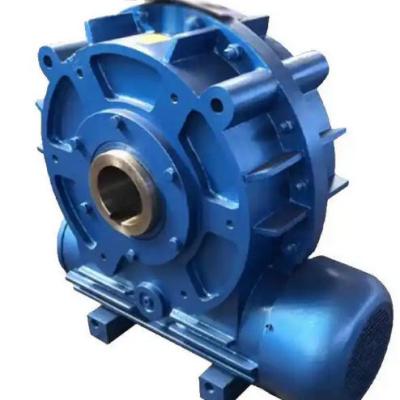 What is the range of noise variation of SCWS250-51 worm gear reducer when the load changes