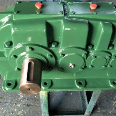 What factors need to be considered when adapting the working conditions of the motor and ZSY160-56-VII gear reducer?